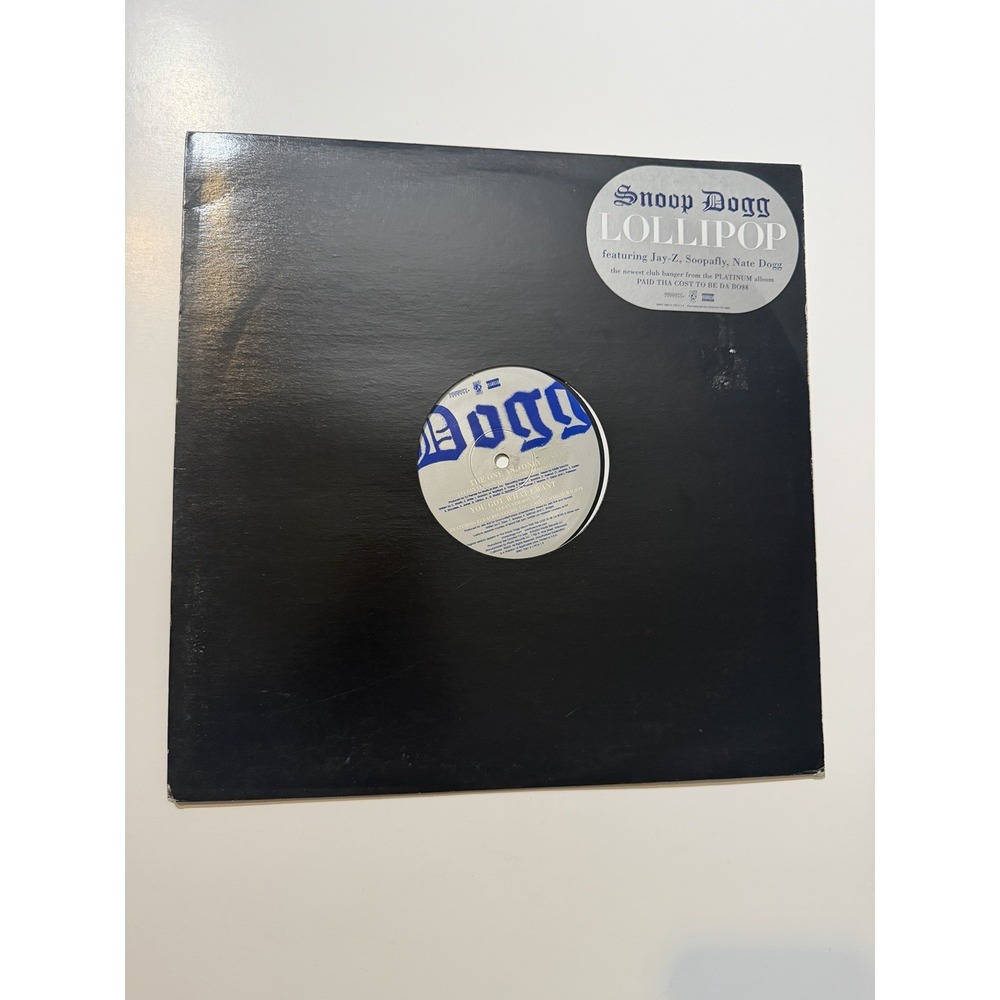 SNOOP DOGG LOLLIPOP PRIORITY SPRO708761791419 US PROMO VINYL 12